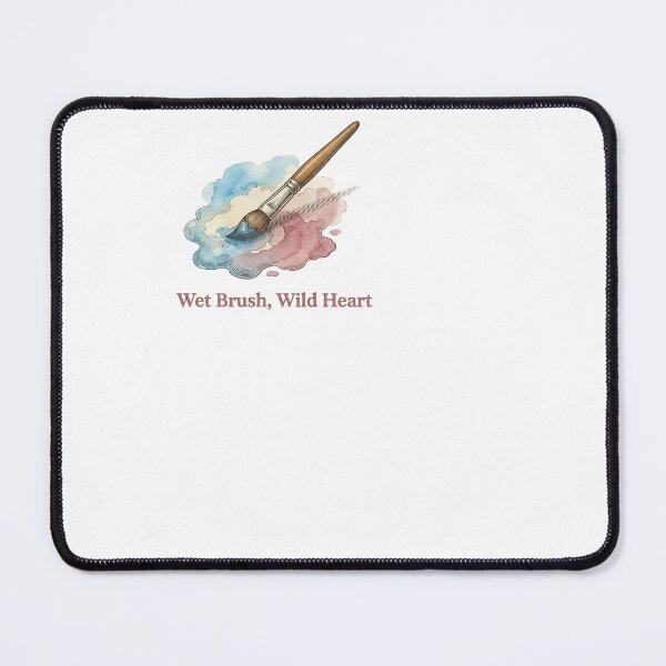Item preview, Wet Brush Wild Heart - Watercolor designed and sold by BinAlgoPix.