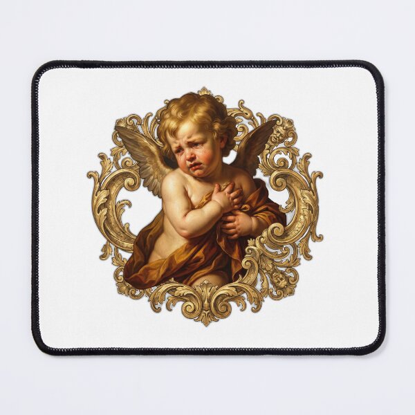 Item preview, Dramatic Weeping Cherub Renaissance Art designed and sold by ryanguas.