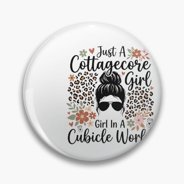 Item preview, Just A Cottagecore Girl In A Cubicle World (Y2K) - designed and sold by BinAlgoPix.