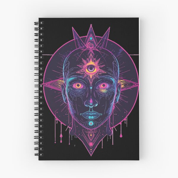 Item preview, Mystic Third Eye Face | Psychedelic Spiritual Art designed and sold by AvalonMoss.