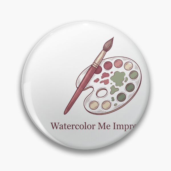 Artikelvorschau, Aquarell hat mich beeindruckt - Aquarell entworfen und verkauft von BinAlgoPix.