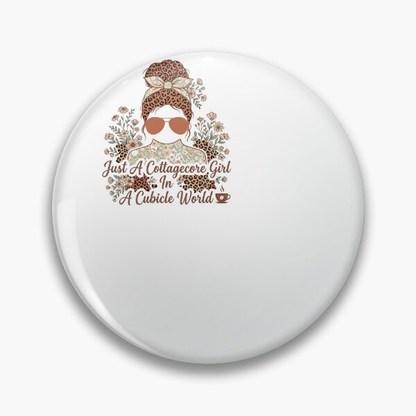 Item preview, Just A Cottagecore Girl In A Cubicle World - Cotta designed and sold by BinAlgoPix.