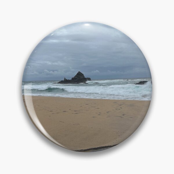 Item preview, Rugged coastal landscape with sea cliffs under a cloudy sky designed and sold by Art of Momenz.
