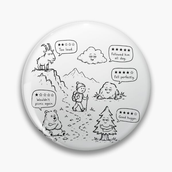 Item preview, Copy of Mountain Starter Pack Funny Hiking Camping Adventure Design designed and sold by MonkiFlipp.