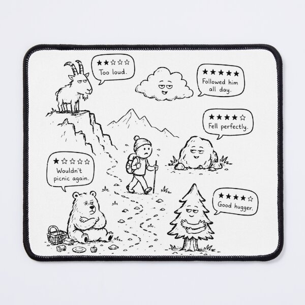 Item preview, Copy of Mountain Starter Pack Funny Hiking Camping Adventure Design designed and sold by MonkiFlipp.