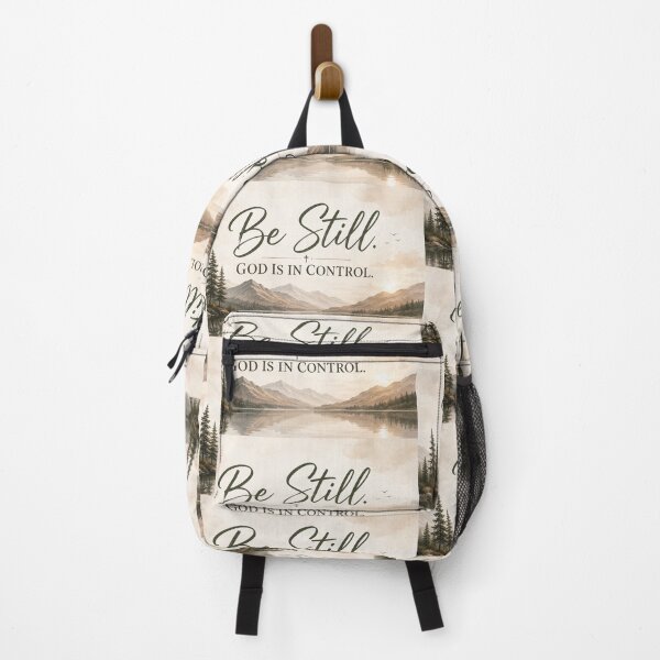 Item preview, Be Still God Is in Control | Christian Typography Wall Art | Psalm 46:10 Faith Design designed and sold by Alpha-Hood.