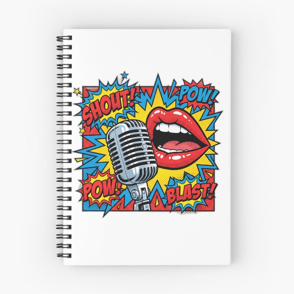 Item preview, Loud And Proud Pop Art Shouting Lips designed and sold by ryanguas.