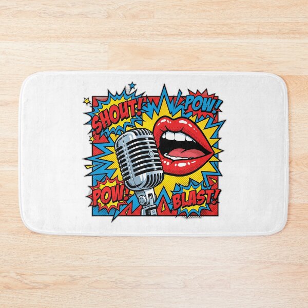 Item preview, Loud And Proud Pop Art Shouting Lips designed and sold by ryanguas.