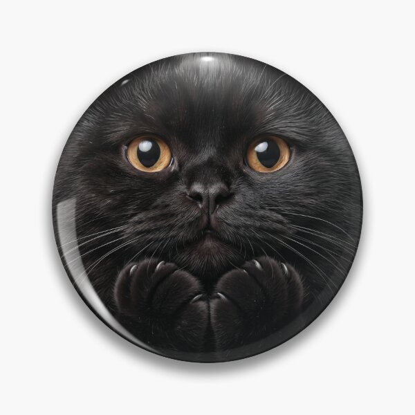 Item preview, Cute Chonky Black Cat designed and sold by printogoal.