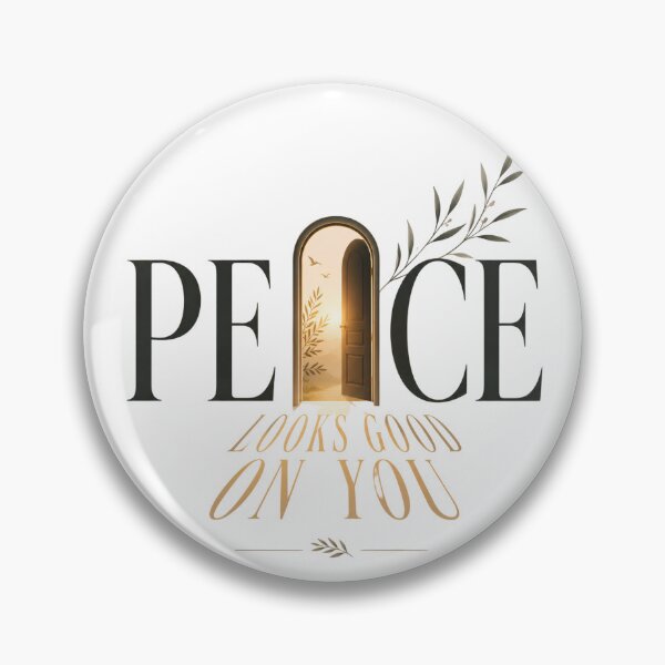 Item preview, Peace Looks Good On You Botanical Print designed and sold by Presshue.
