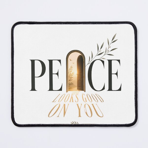 Item preview, Peace Looks Good On You Botanical Print designed and sold by Presshue.