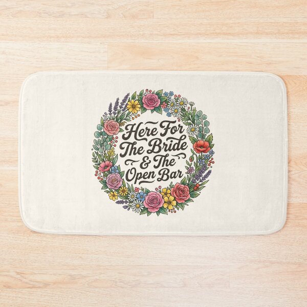 Item preview, Here For The Bride Open Bar designed and sold by SplashTastic.