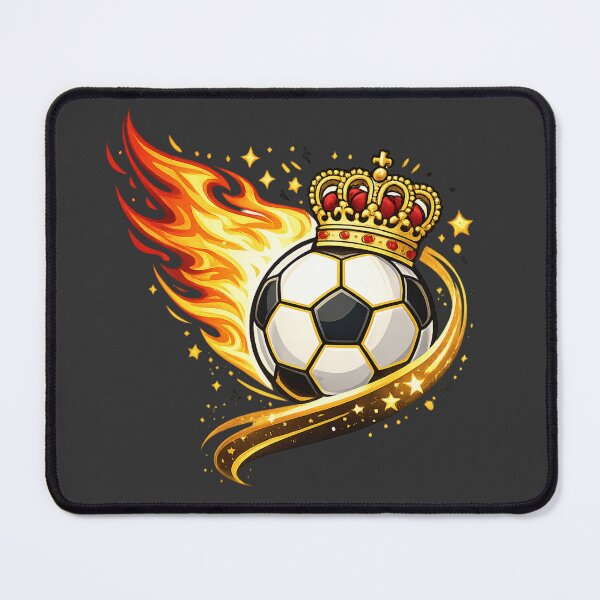 Item preview, Soccer King Flaming Ball Gift designed and sold by Corvoria.