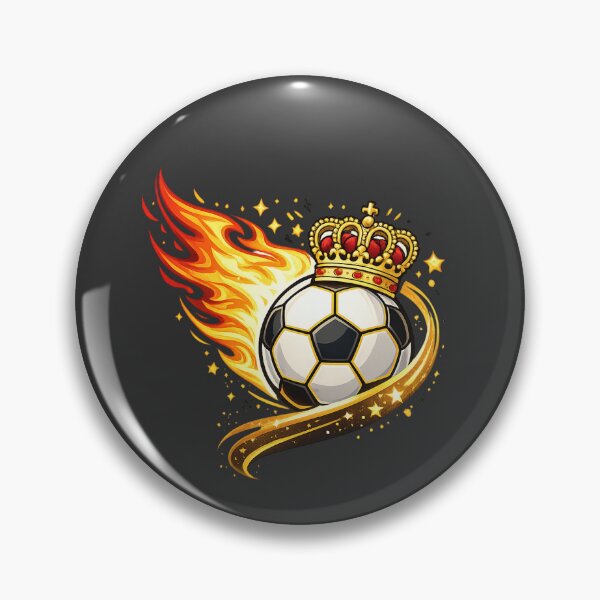 Item preview, Soccer King Flaming Ball Gift designed and sold by Corvoria.