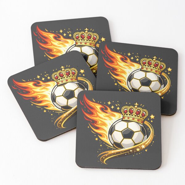 Item preview, Soccer King Flaming Ball Gift designed and sold by Corvoria.