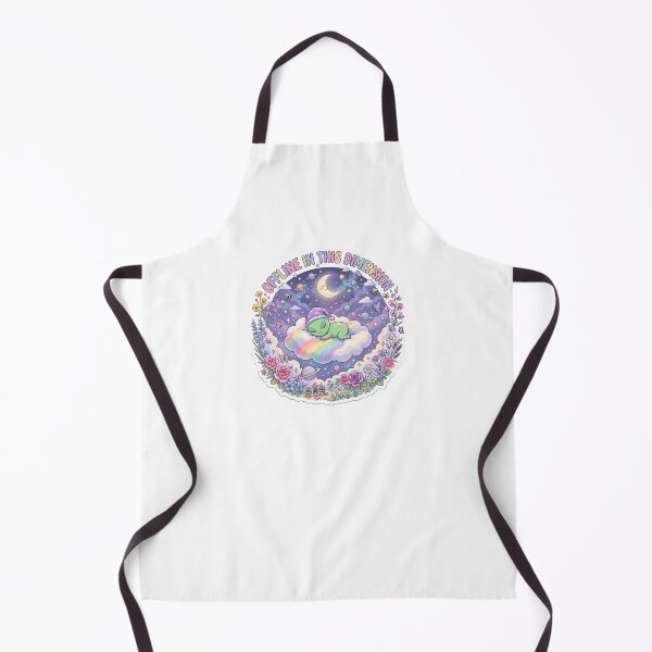 Item preview, Offline In This Dimension Cute Alien | Pastel Cosmic Aesthetic UFO Art designed and sold by Pride_Prints.