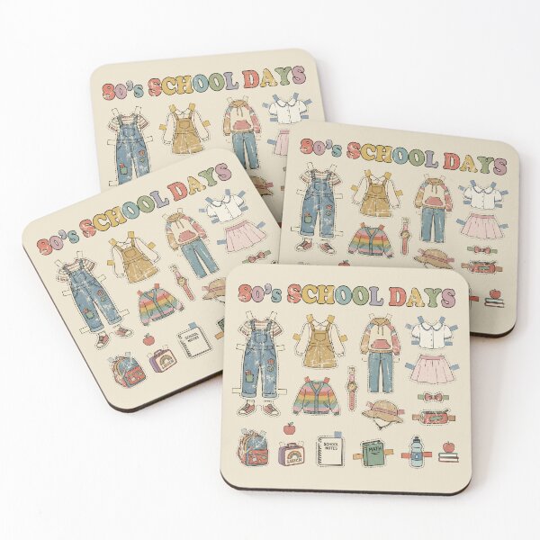 Item preview, 80s Back to School Paper Doll. Vintage. designed and sold by EunsooLee.