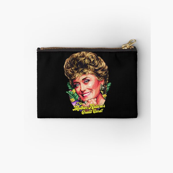 Item preview, Smiling Blonde Woman with Big Hair and Tropical Leaves designed and sold by colors-kami.