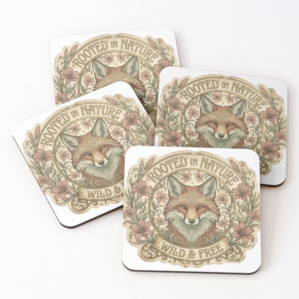 Item preview, Rooted in Nature Fox - Wild and Free  designed and sold by Mr. Pawsome.