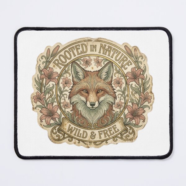 Item preview, Rooted in Nature Fox - Wild and Free  designed and sold by Mr. Pawsome.