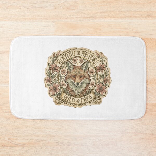 Item preview, Rooted in Nature Fox - Wild and Free  designed and sold by Mr. Pawsome.