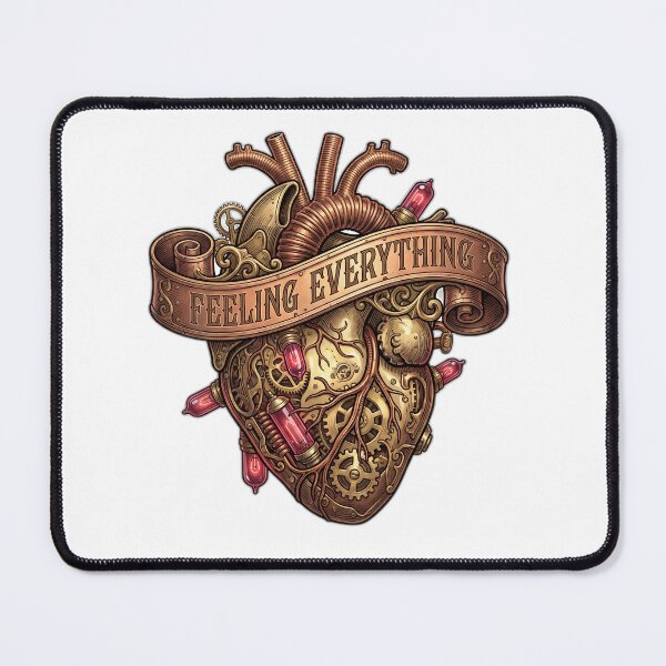 Item preview, Feeling Everything Steampunk Mechanical Heart designed and sold by ryanguas.