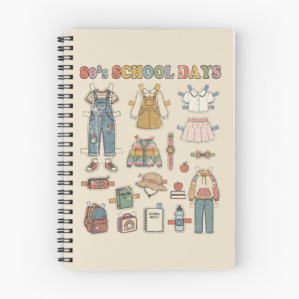 Item preview, 80s Back to School Paper Doll. Vintage. #2 designed and sold by EunsooLee.