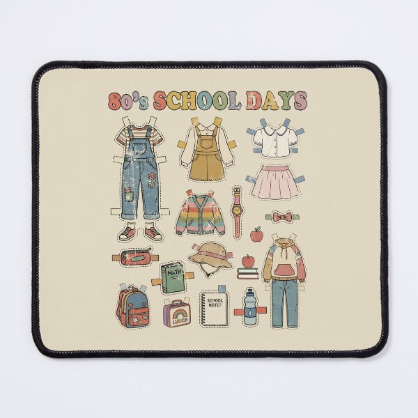 Item preview, 80s Back to School Paper Doll. Vintage. #2 designed and sold by EunsooLee.