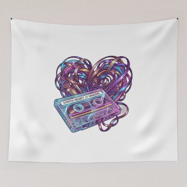 Item preview, Tangled Emotions 80s Retro Cassette Tape designed and sold by ryanguas.