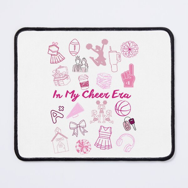 Item preview, IN MY CHEER ERA Pink Monochrome Sketch Doodles designed and sold by JaymeOctober.