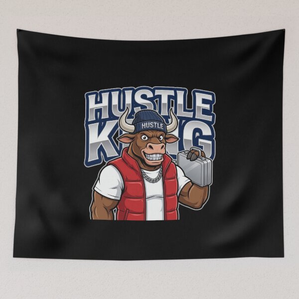 Item preview, Hustle King Bull Gift designed and sold by AbanoubStore.