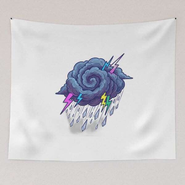Item preview, Dramatic Storm Cloud Emotional Lightning designed and sold by ryanguas.