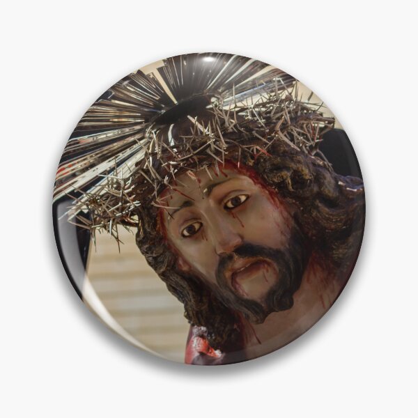 Item preview, Statue Of Jesus Carrying The Cross With Crown Of Thorns During Holy Week Procession designed and sold by Nmallia.