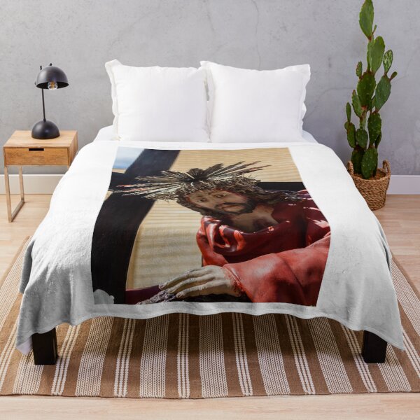 Item preview, Statue Of Jesus Carrying The Cross With Crown Of Thorns During Holy Week Procession designed and sold by Nmallia.
