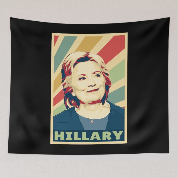 Aperçu de l'œuvre Hillary Clinton Political Portrait Pop Art créée et vendue par marke770.