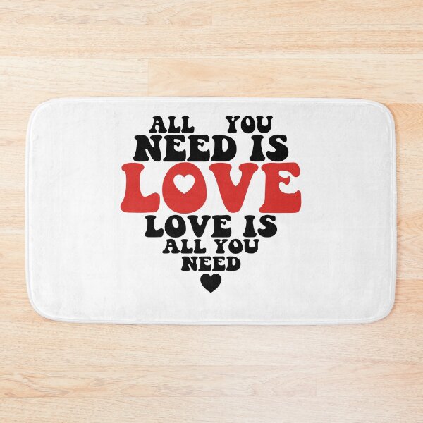 Item preview, All You Need Is Love Retro Bold Quote designed and sold by The secret storage room.