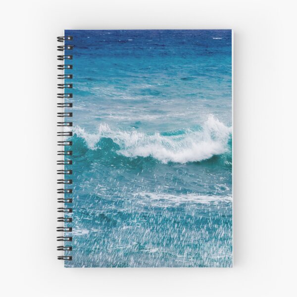 Item preview, Crashing Blue Ocean Wave designed and sold by Dyrk Wyst Redbubble Shop.