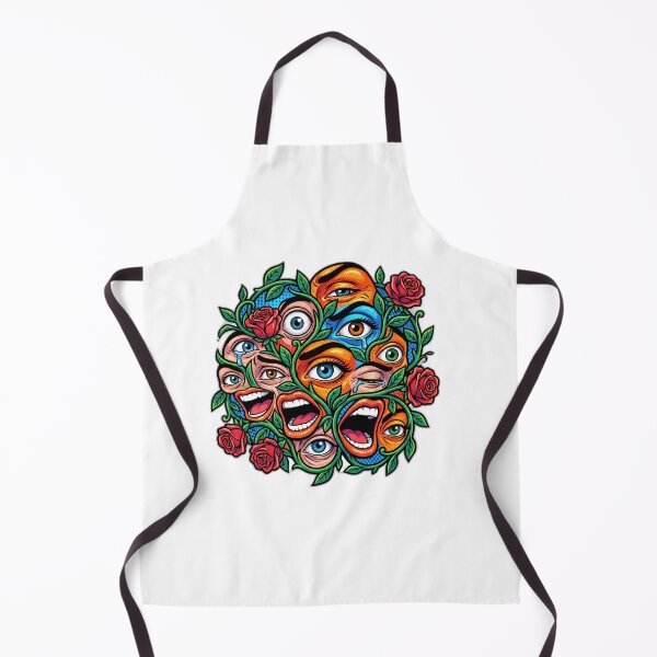 Item preview, Surreal Pop Art Eyes Chaos And Roses designed and sold by ryanguas.