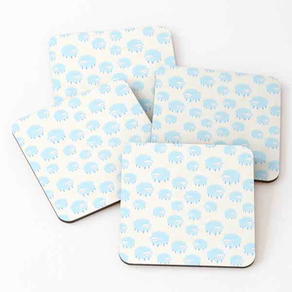 Item preview, Soft blue lazy sheep designed and sold by Lili Daydream.