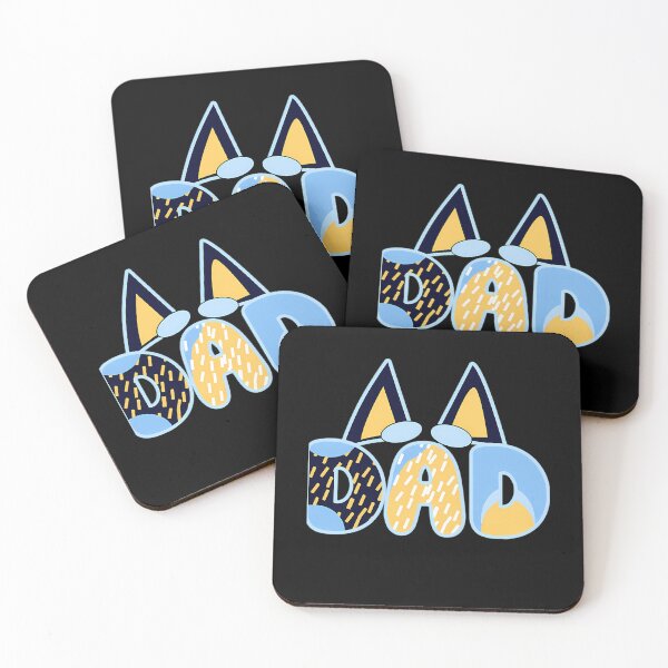 Item preview, Fatherhood Patterns Blue Dog designed and sold by majidi1.
