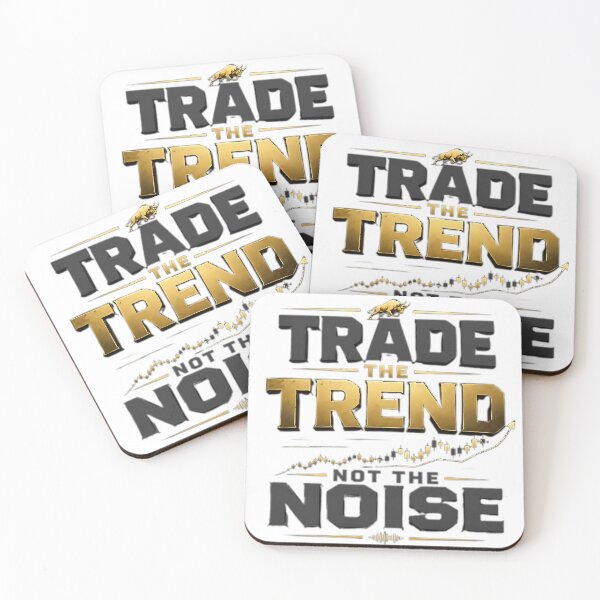 Item preview, Trade The Trend Not The Noise Trading Typography Shirt designed and sold by PipForgeStudio .