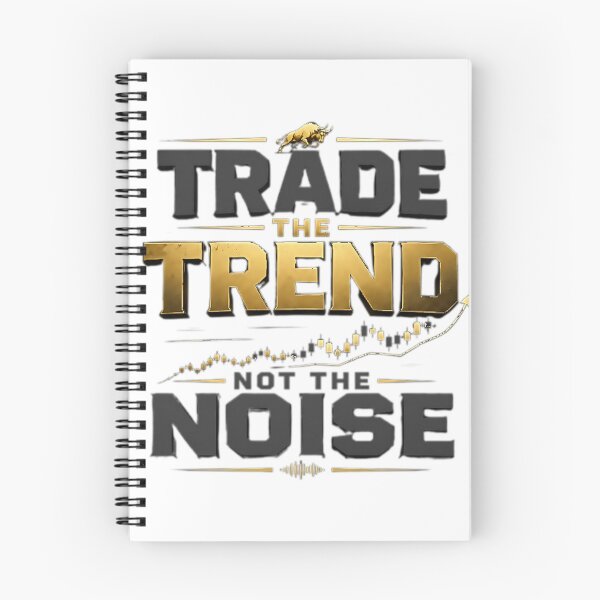 Item preview, Trade The Trend Not The Noise Trading Typography Shirt designed and sold by PipForgeStudio .