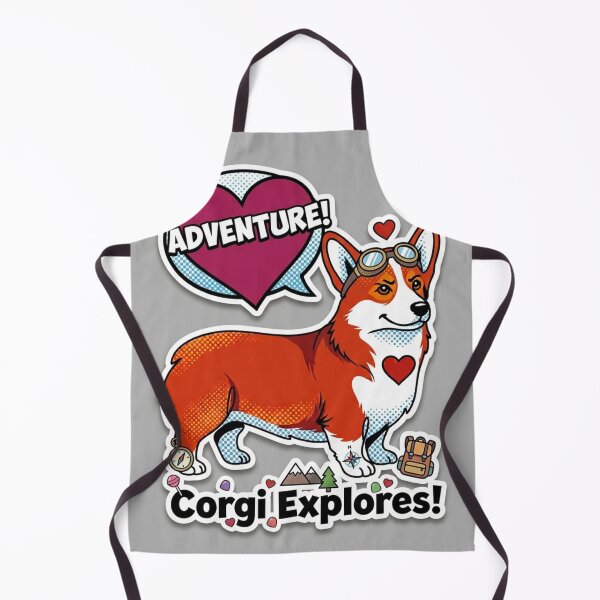 Item preview, Explorer Corgi Pop Art designed and sold by TinyLegs.