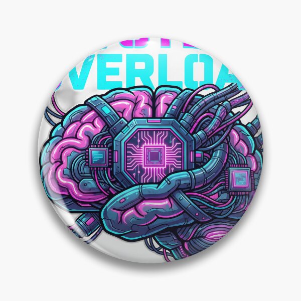 Item preview, System Overload Cyberpunk Glowing Brain designed and sold by ryanguas.