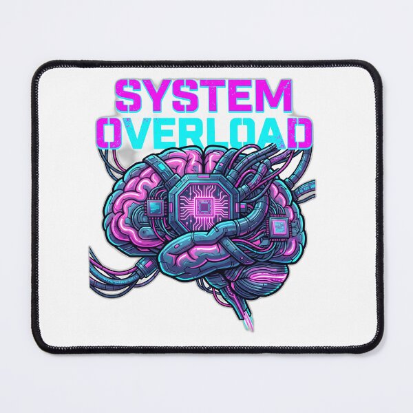 Item preview, System Overload Cyberpunk Glowing Brain designed and sold by ryanguas.