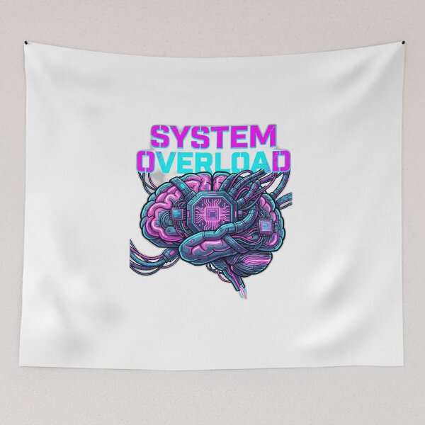 Item preview, System Overload Cyberpunk Glowing Brain designed and sold by ryanguas.