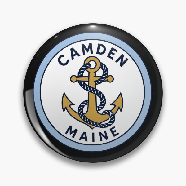 Item preview, Vintage Camden Maine Sticker designed and sold by FestivityFinds.