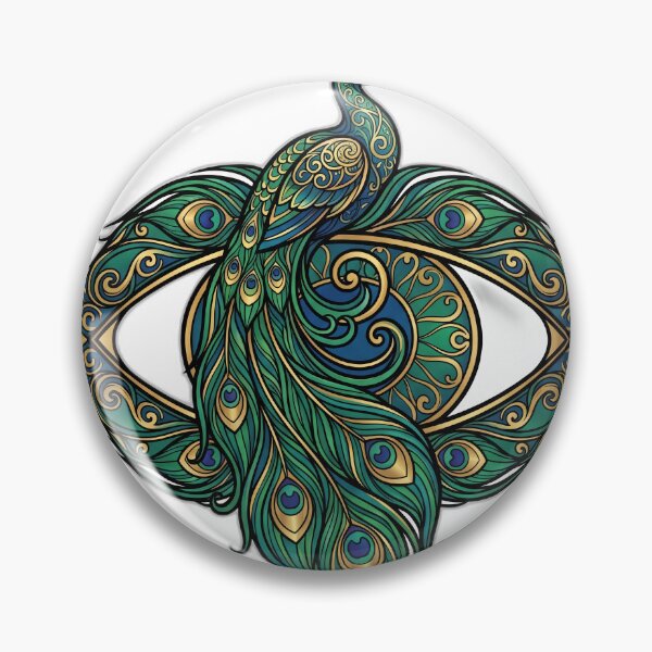 Item preview, Majestic Peacock Eye Feathers Art Nouveau designed and sold by ryanguas.