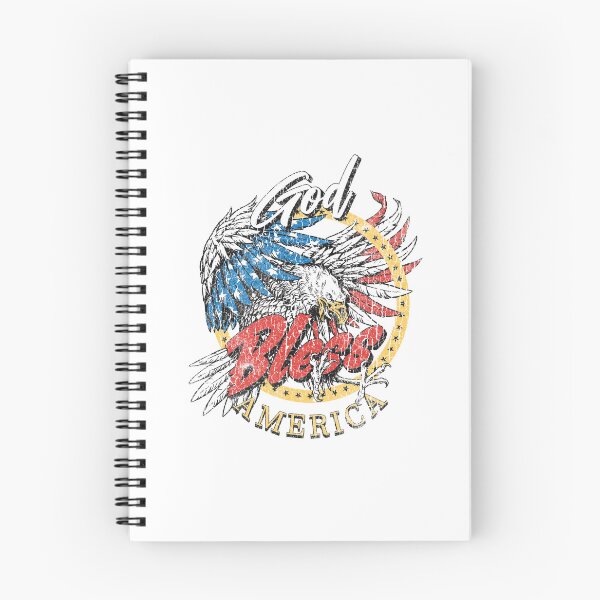 Item preview, God Bless America Patriotic Retro Eagle designed and sold by The secret storage room.