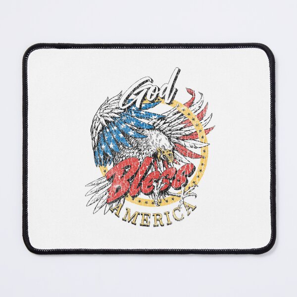 Item preview, God Bless America Patriotic Retro Eagle designed and sold by The secret storage room.